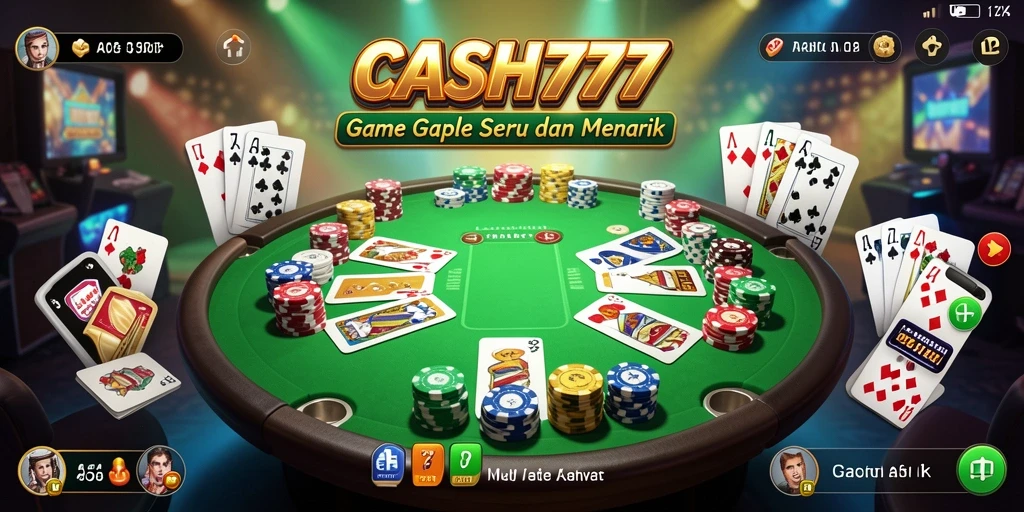 Tampilan gameplay seru dan interaktif dari CASH777.