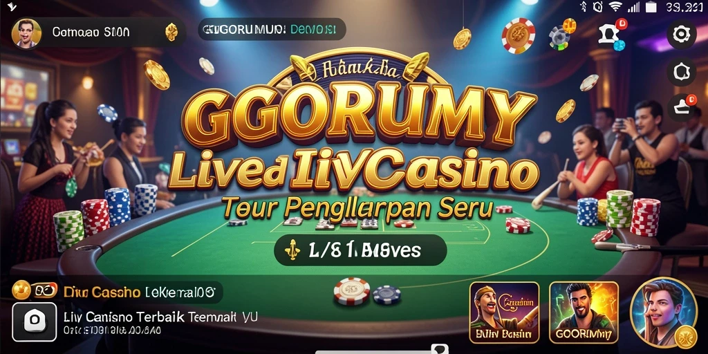 Tampilan gameplay GOGORUMMY yang mendebarkan dan interaksi langsung.